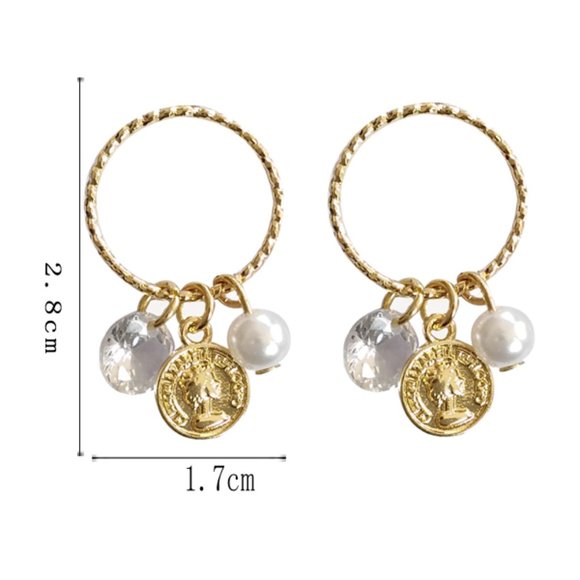 ❤️‍🔥𝕤𝕒𝕝𝕖❤️‍🔥🦋coin earrings - Picture 6 of 8